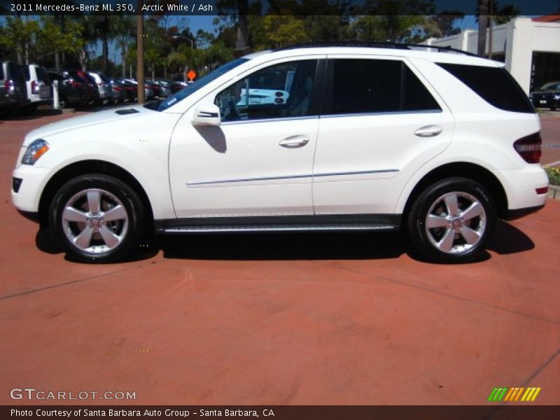 Arctic White / Ash 2011 Mercedes-Benz ML 350