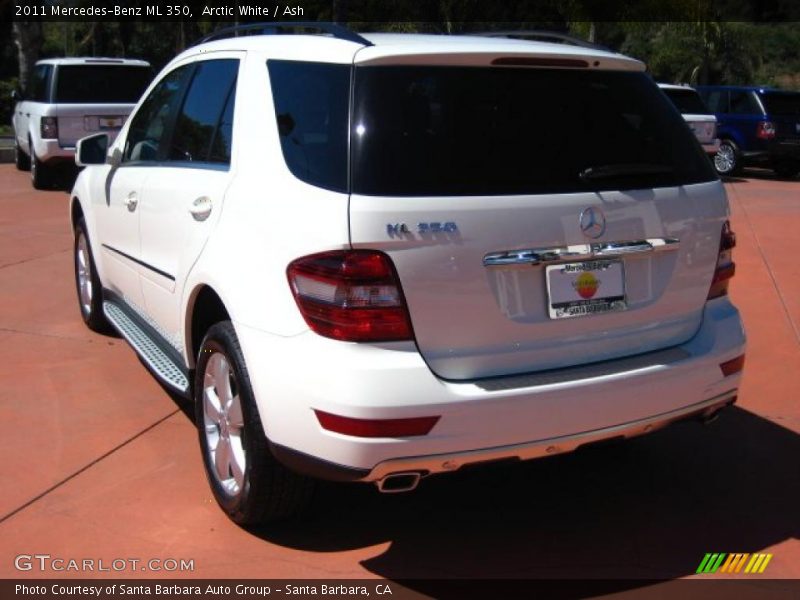 Arctic White / Ash 2011 Mercedes-Benz ML 350