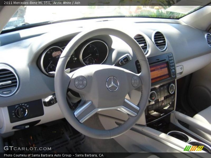 Arctic White / Ash 2011 Mercedes-Benz ML 350
