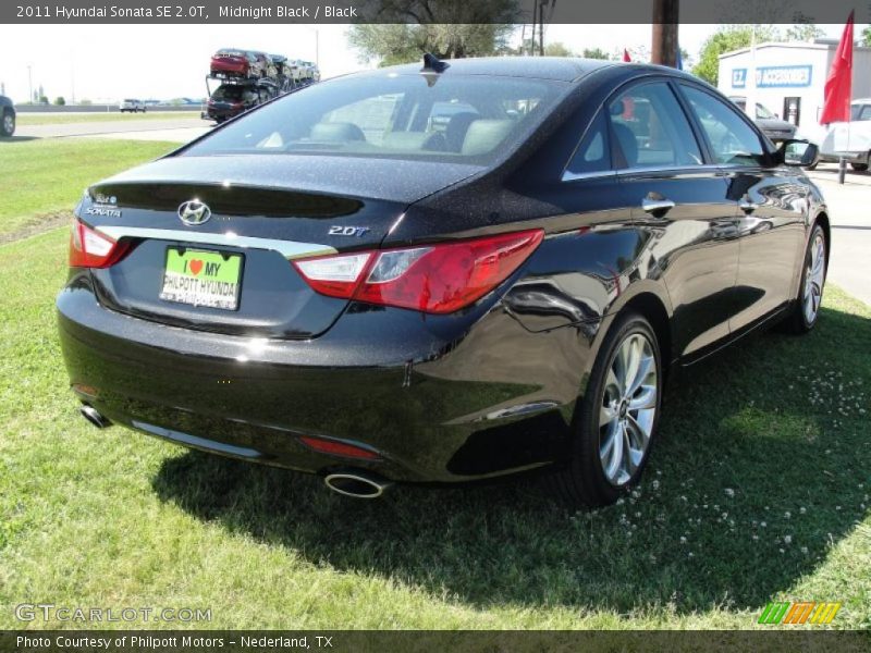 Midnight Black / Black 2011 Hyundai Sonata SE 2.0T
