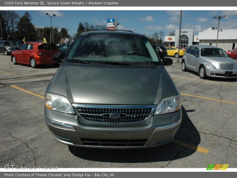 Spruce Green Metallic / Medium Graphite 2000 Ford Windstar SE