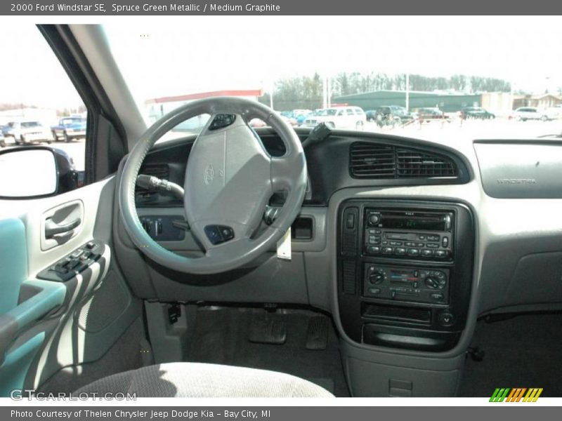 Spruce Green Metallic / Medium Graphite 2000 Ford Windstar SE