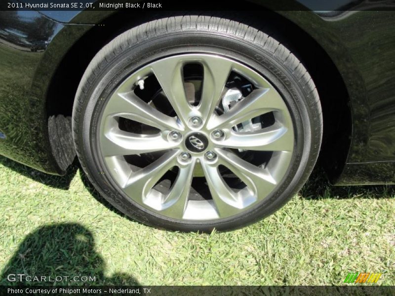 Midnight Black / Black 2011 Hyundai Sonata SE 2.0T