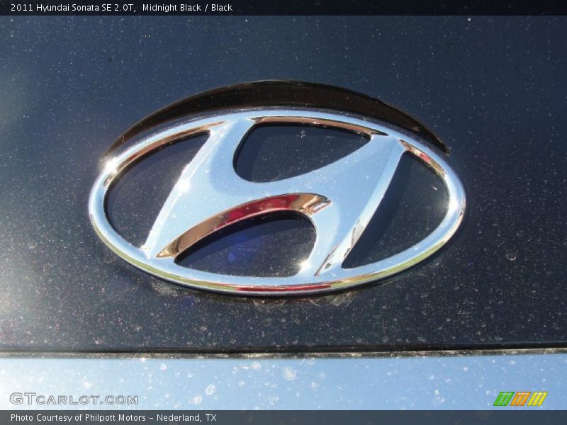 Midnight Black / Black 2011 Hyundai Sonata SE 2.0T