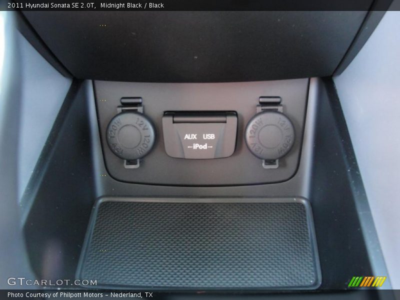Midnight Black / Black 2011 Hyundai Sonata SE 2.0T