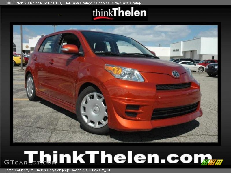 Hot Lava Orange / Charcoal Gray/Lava Orange 2008 Scion xD Release Series 1.0