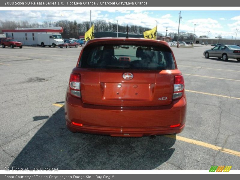 Hot Lava Orange / Charcoal Gray/Lava Orange 2008 Scion xD Release Series 1.0