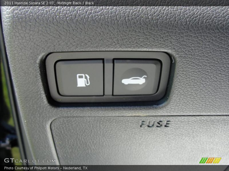 Midnight Black / Black 2011 Hyundai Sonata SE 2.0T