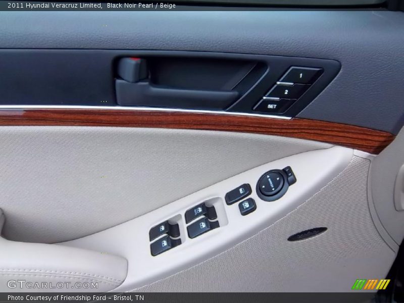Black Noir Pearl / Beige 2011 Hyundai Veracruz Limited