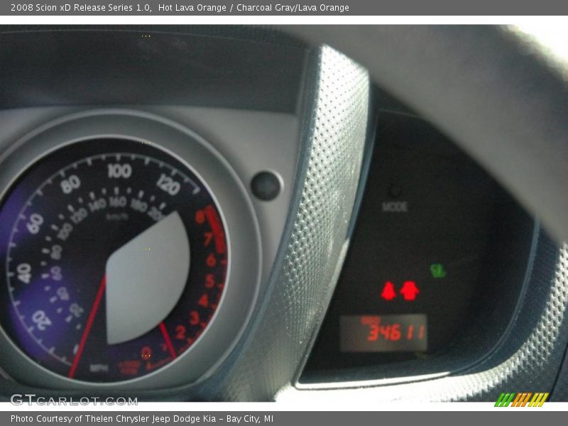 Hot Lava Orange / Charcoal Gray/Lava Orange 2008 Scion xD Release Series 1.0