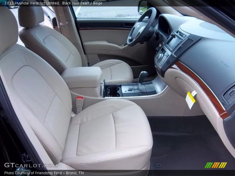 Black Noir Pearl / Beige 2011 Hyundai Veracruz Limited