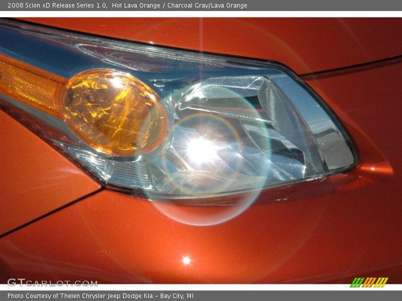 Hot Lava Orange / Charcoal Gray/Lava Orange 2008 Scion xD Release Series 1.0