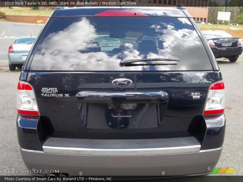 Dark Ink Blue Metallic / Medium Light Stone 2008 Ford Taurus X SEL AWD