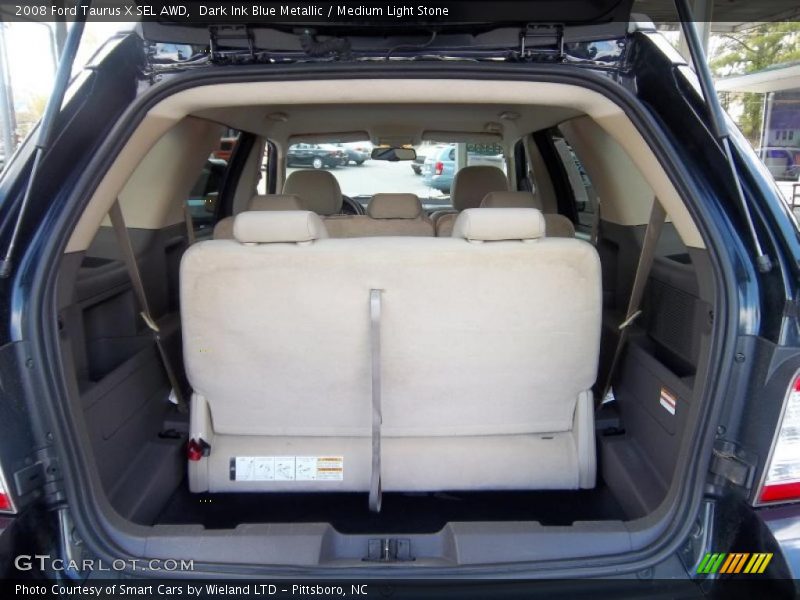 Dark Ink Blue Metallic / Medium Light Stone 2008 Ford Taurus X SEL AWD