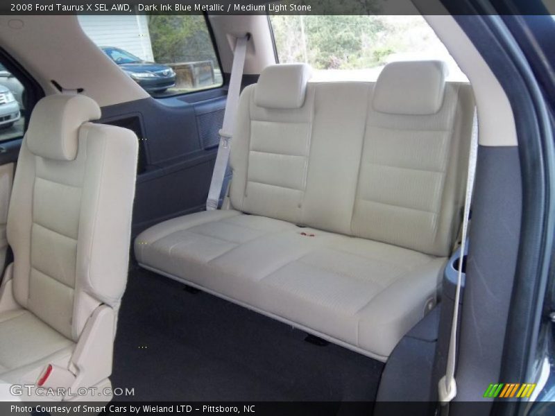 Dark Ink Blue Metallic / Medium Light Stone 2008 Ford Taurus X SEL AWD