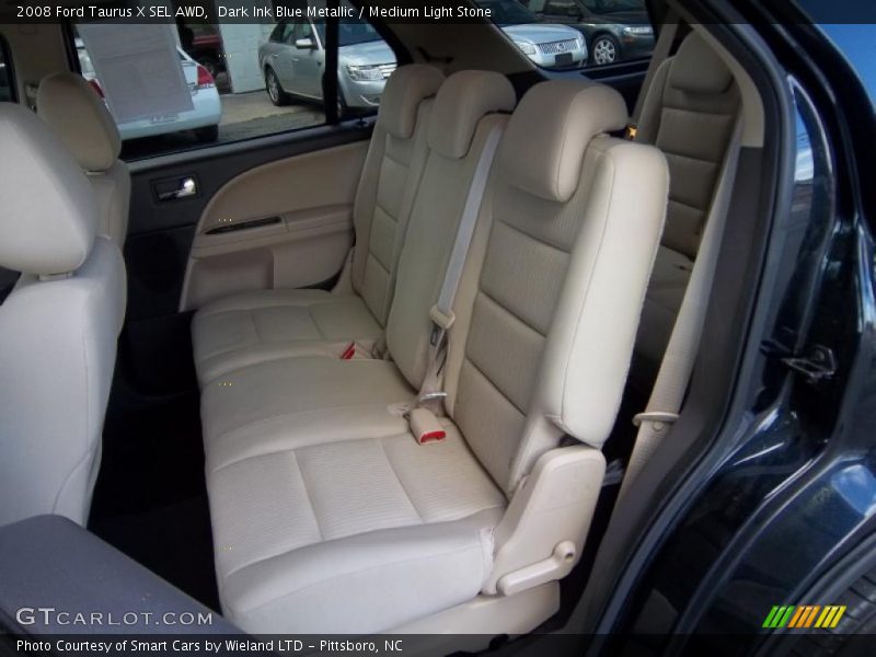 Dark Ink Blue Metallic / Medium Light Stone 2008 Ford Taurus X SEL AWD