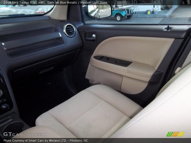 Dark Ink Blue Metallic / Medium Light Stone 2008 Ford Taurus X SEL AWD