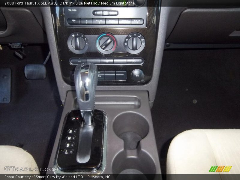 Dark Ink Blue Metallic / Medium Light Stone 2008 Ford Taurus X SEL AWD