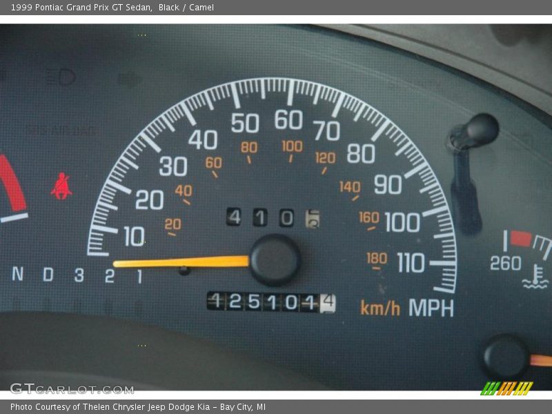 Black / Camel 1999 Pontiac Grand Prix GT Sedan