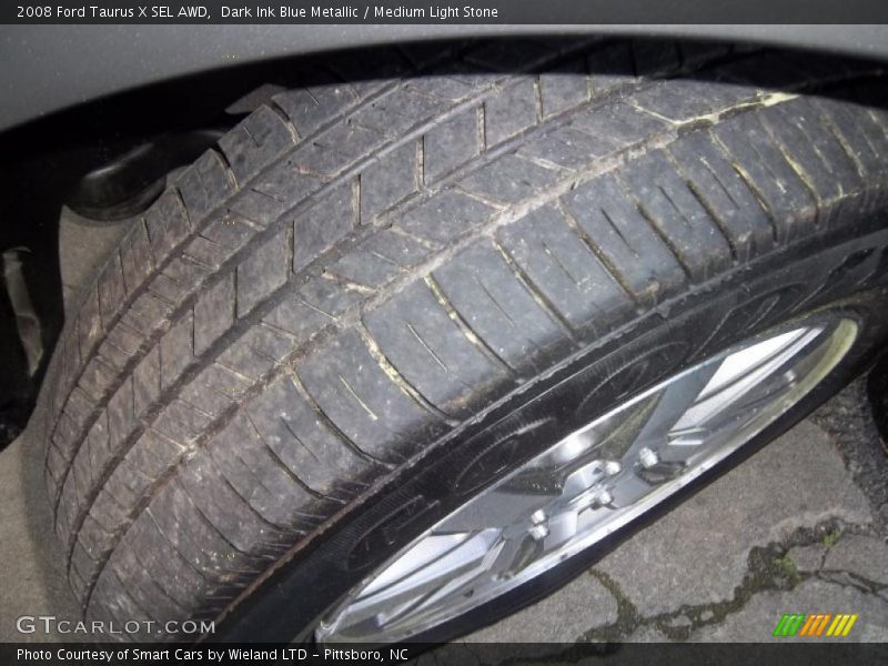 Dark Ink Blue Metallic / Medium Light Stone 2008 Ford Taurus X SEL AWD