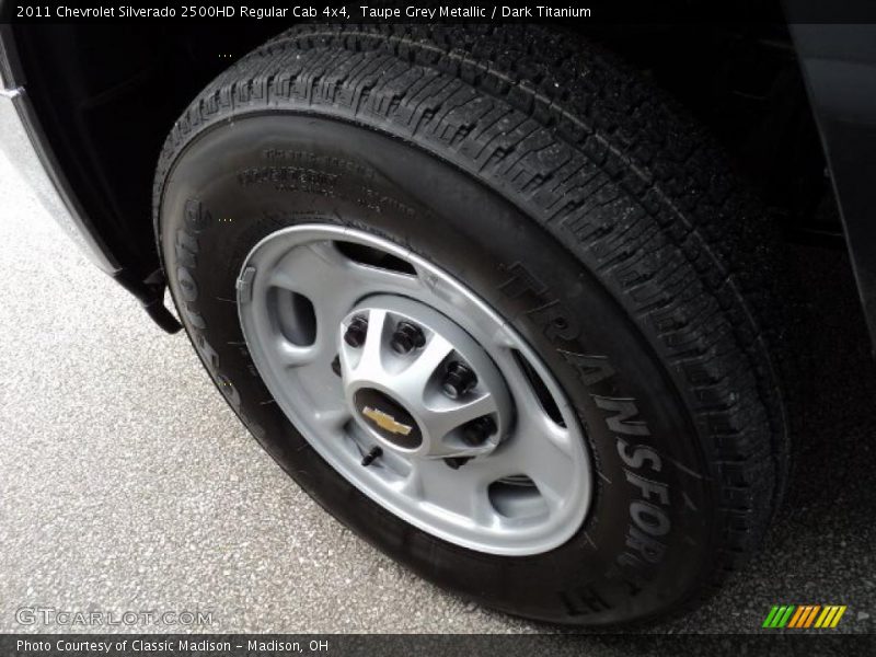 Taupe Grey Metallic / Dark Titanium 2011 Chevrolet Silverado 2500HD Regular Cab 4x4