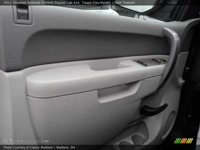 Taupe Grey Metallic / Dark Titanium 2011 Chevrolet Silverado 2500HD Regular Cab 4x4