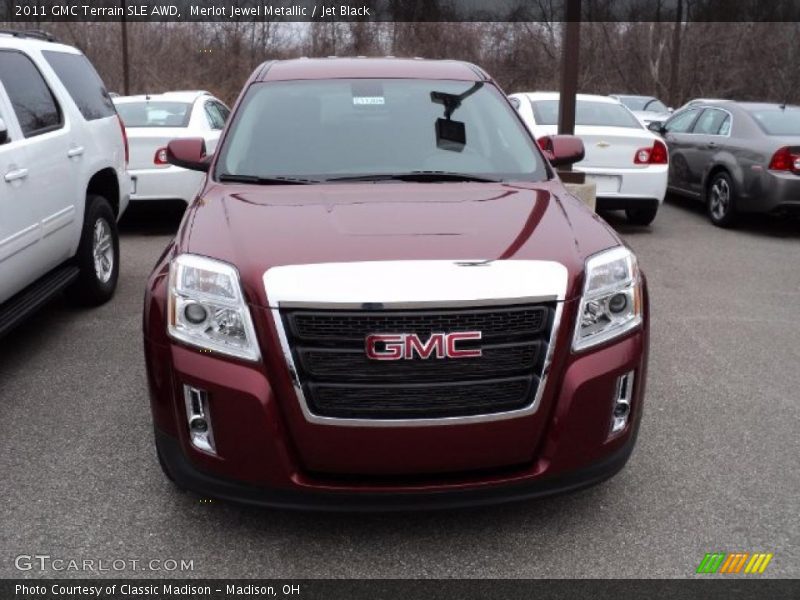 Merlot Jewel Metallic / Jet Black 2011 GMC Terrain SLE AWD