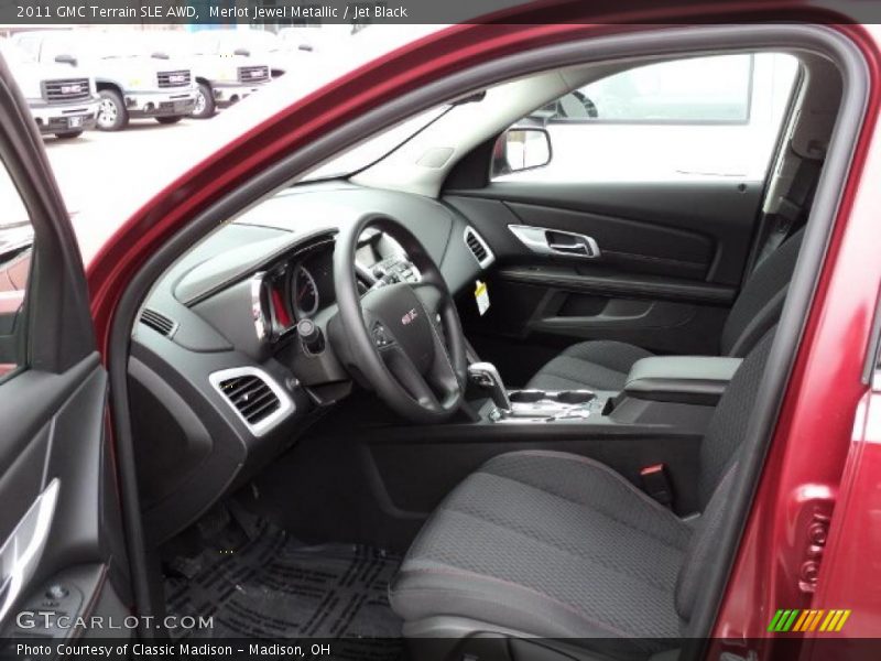 Merlot Jewel Metallic / Jet Black 2011 GMC Terrain SLE AWD