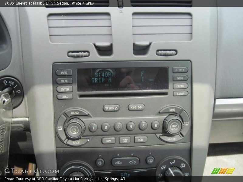 White / Gray 2005 Chevrolet Malibu LT V6 Sedan