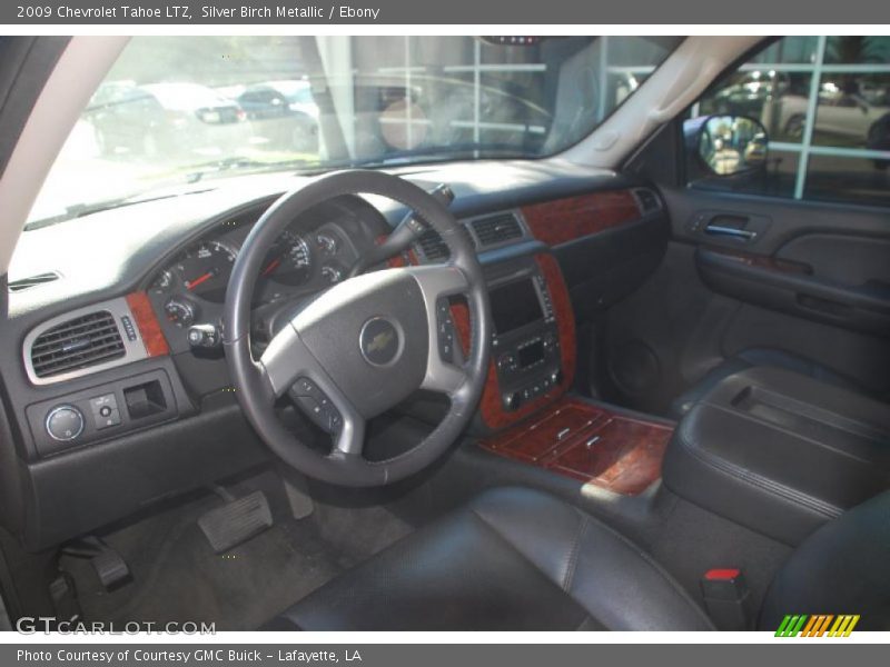 Silver Birch Metallic / Ebony 2009 Chevrolet Tahoe LTZ