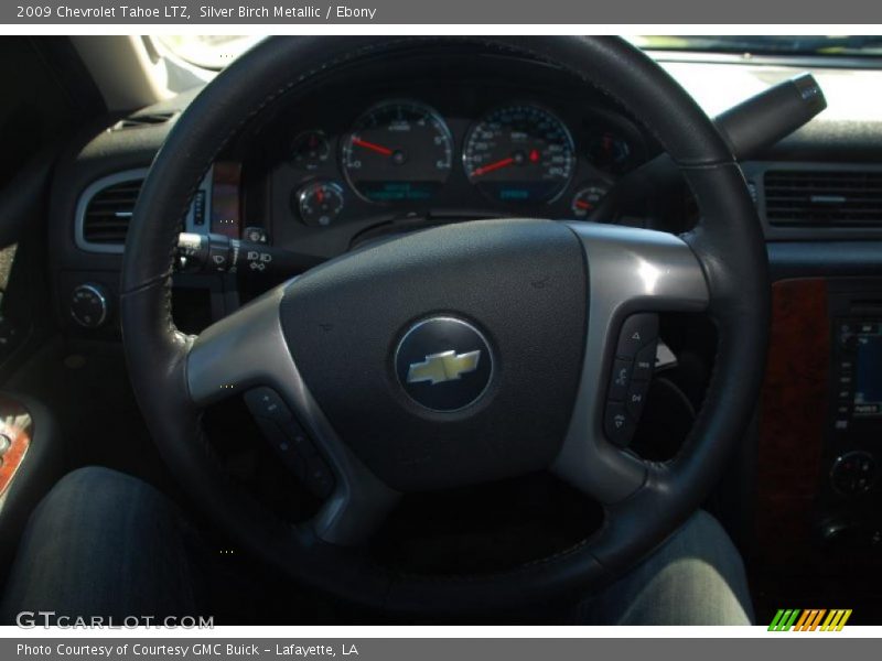 Silver Birch Metallic / Ebony 2009 Chevrolet Tahoe LTZ