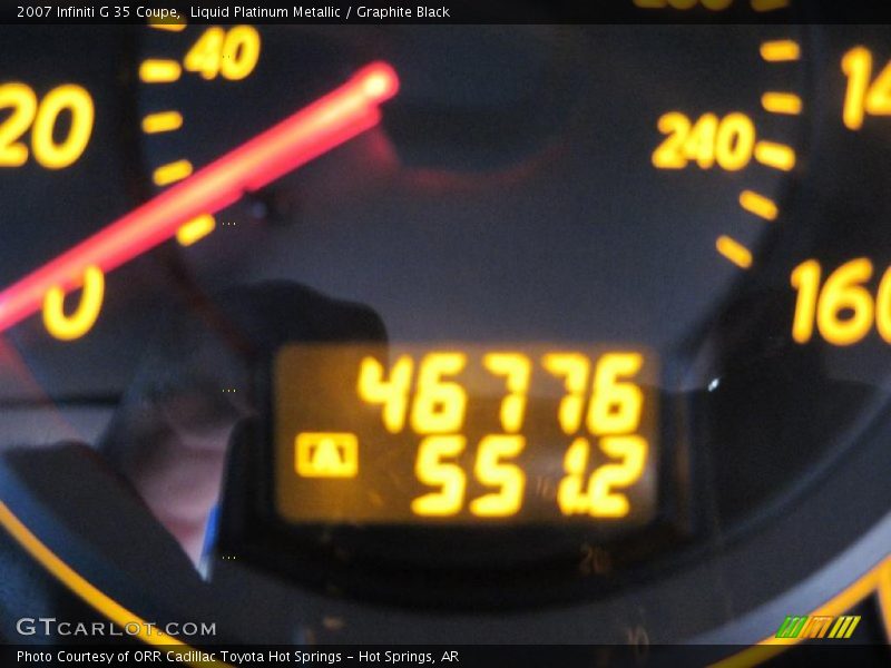 Liquid Platinum Metallic / Graphite Black 2007 Infiniti G 35 Coupe