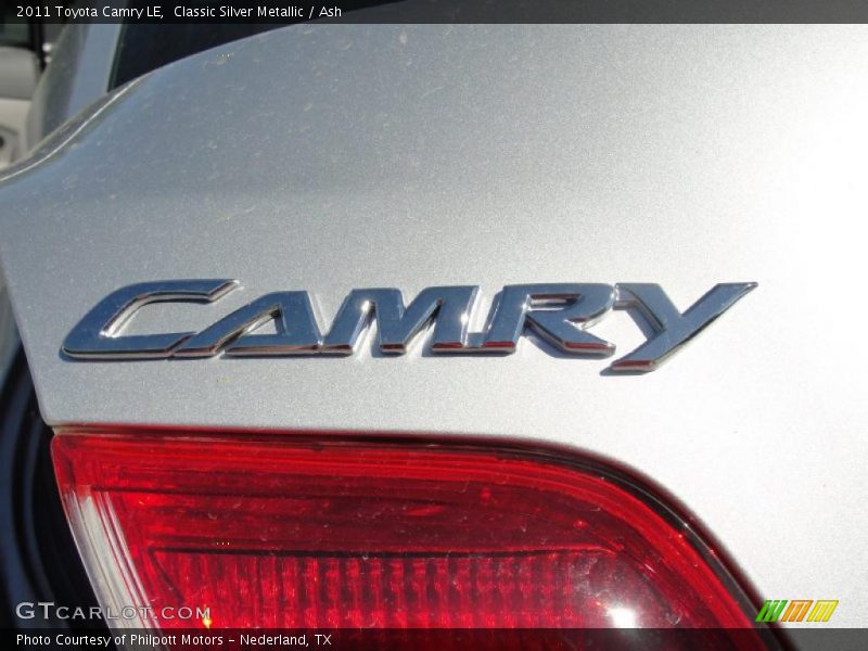 Classic Silver Metallic / Ash 2011 Toyota Camry LE