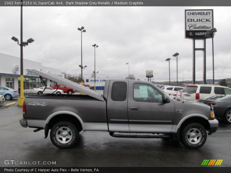 Dark Shadow Grey Metallic / Medium Graphite 2002 Ford F150 XL SuperCab 4x4