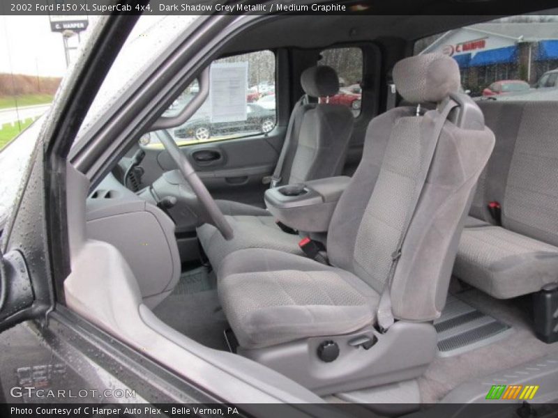  2002 F150 XL SuperCab 4x4 Medium Graphite Interior