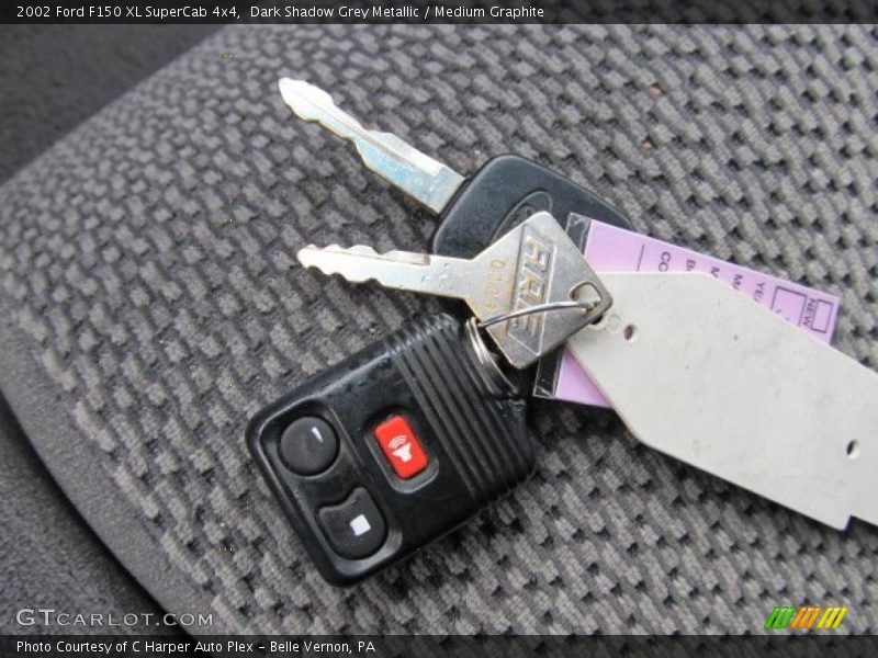 Dark Shadow Grey Metallic / Medium Graphite 2002 Ford F150 XL SuperCab 4x4