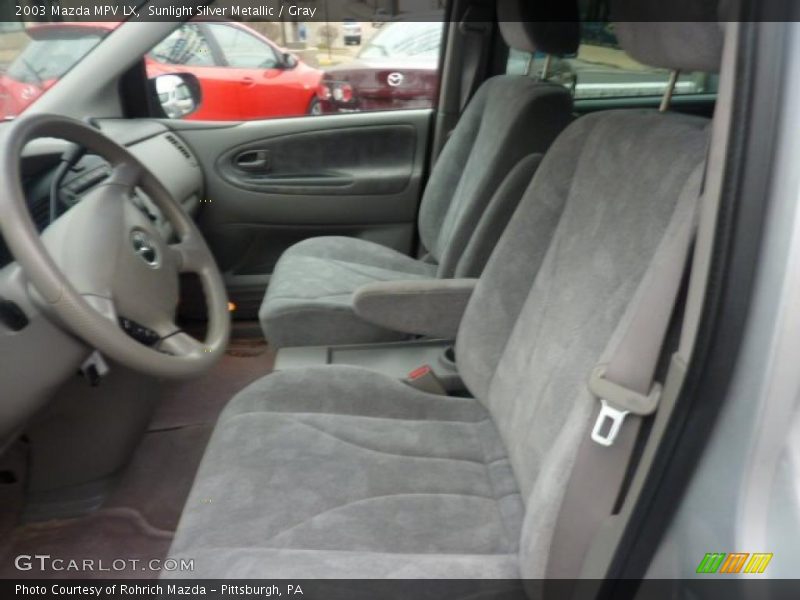 Sunlight Silver Metallic / Gray 2003 Mazda MPV LX