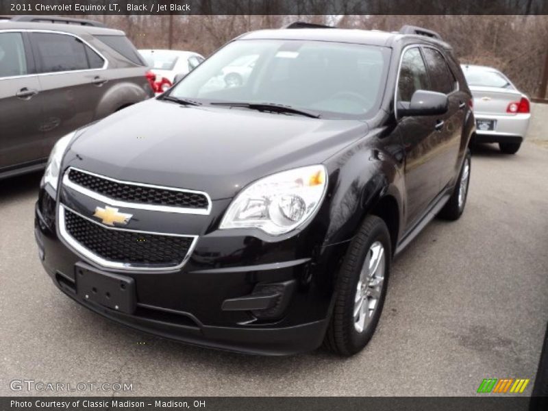 Black / Jet Black 2011 Chevrolet Equinox LT