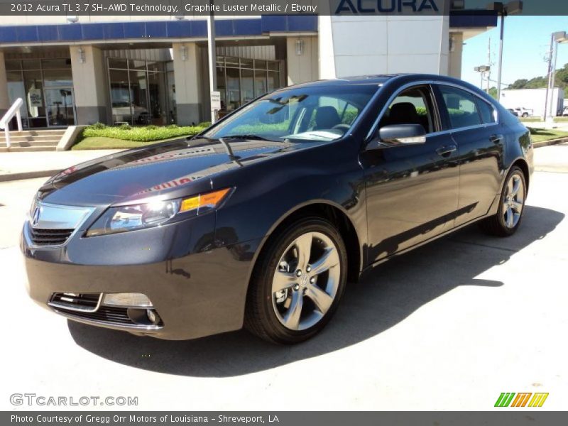Graphite Luster Metallic / Ebony 2012 Acura TL 3.7 SH-AWD Technology