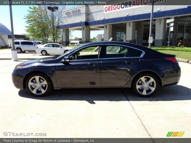 Graphite Luster Metallic / Ebony 2012 Acura TL 3.7 SH-AWD Technology