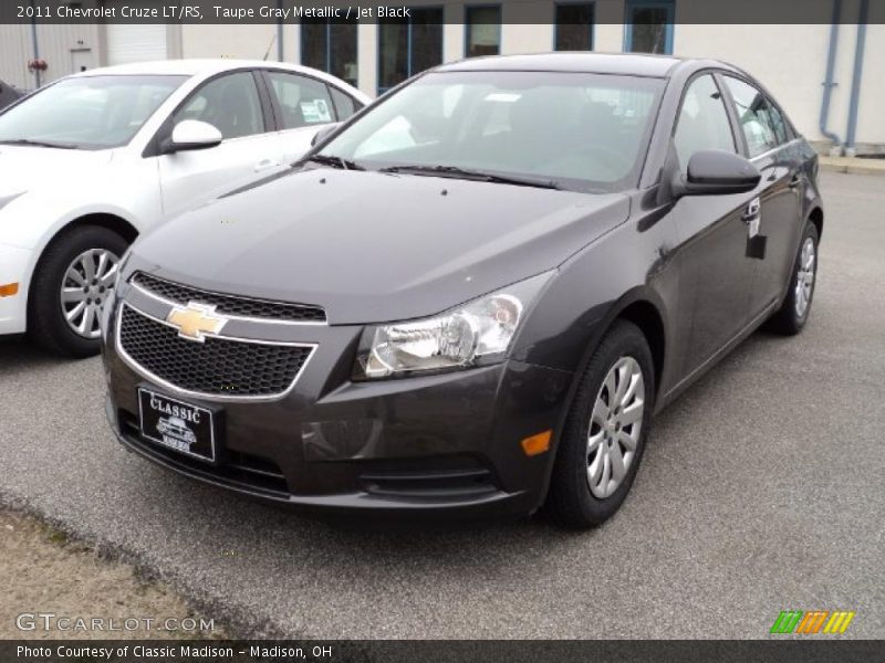 Taupe Gray Metallic / Jet Black 2011 Chevrolet Cruze LT/RS