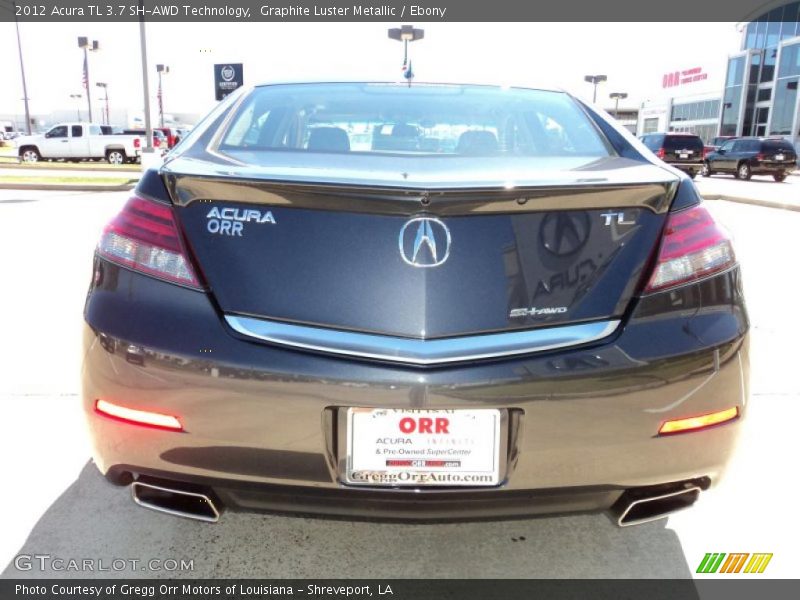 Graphite Luster Metallic / Ebony 2012 Acura TL 3.7 SH-AWD Technology