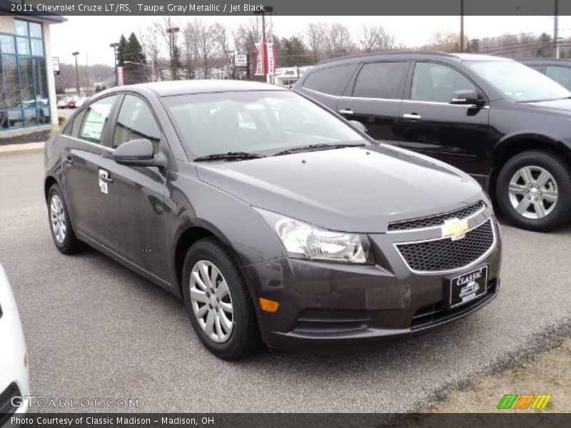 Taupe Gray Metallic / Jet Black 2011 Chevrolet Cruze LT/RS
