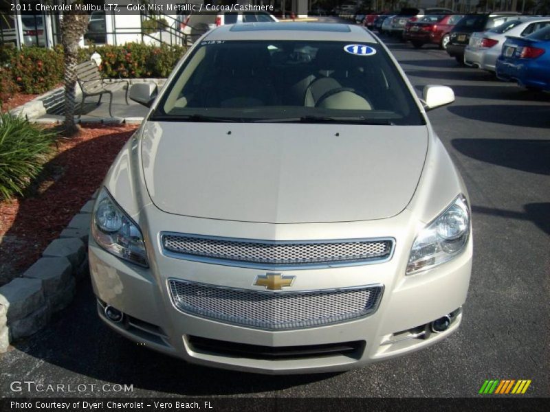 Gold Mist Metallic / Cocoa/Cashmere 2011 Chevrolet Malibu LTZ