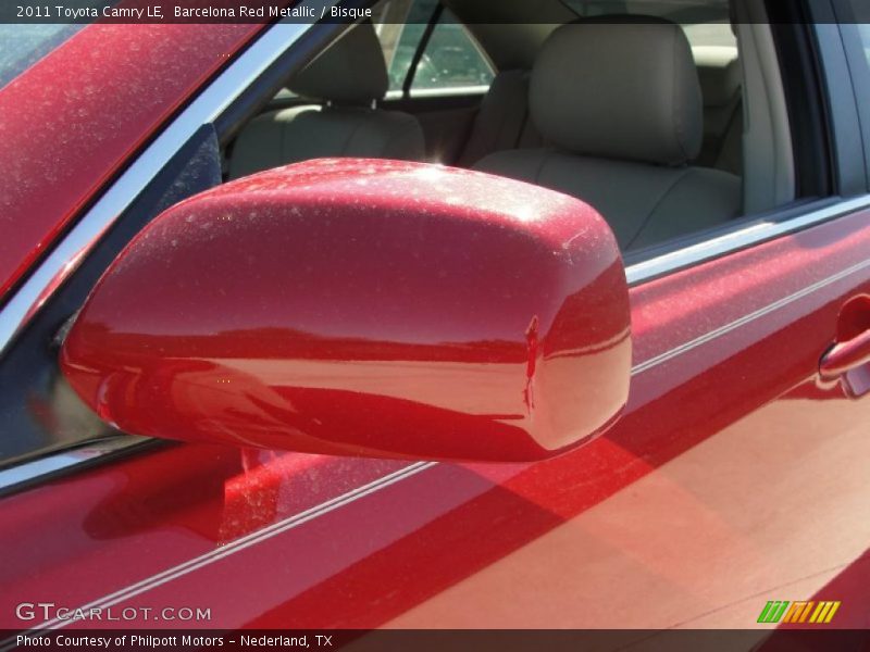 Barcelona Red Metallic / Bisque 2011 Toyota Camry LE