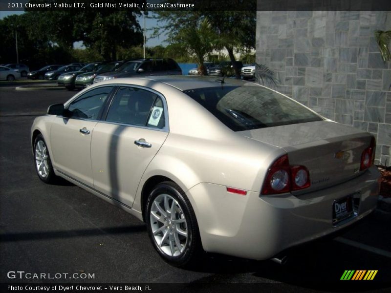 Gold Mist Metallic / Cocoa/Cashmere 2011 Chevrolet Malibu LTZ
