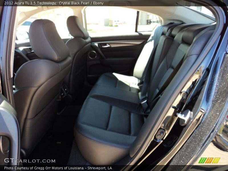 Crystal Black Pearl / Ebony 2012 Acura TL 3.5 Technology