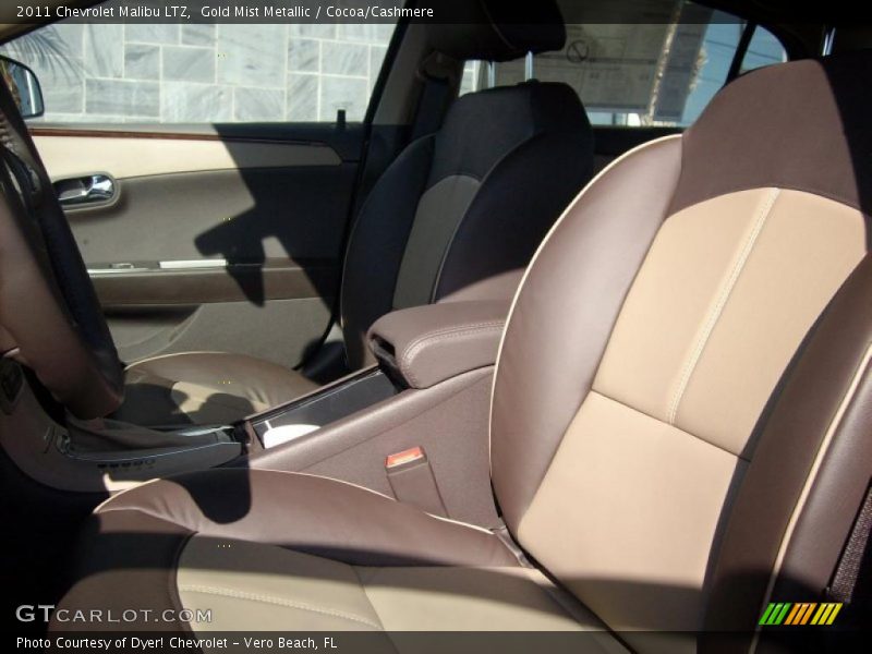 Gold Mist Metallic / Cocoa/Cashmere 2011 Chevrolet Malibu LTZ