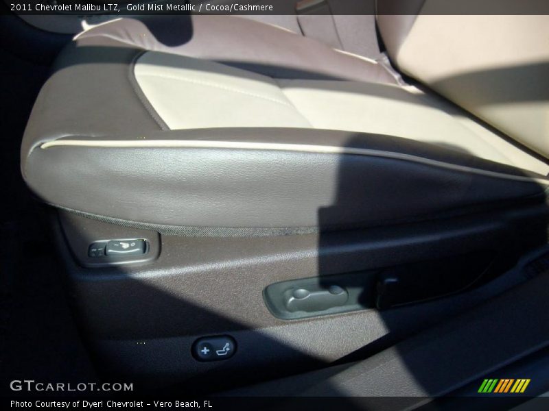 Gold Mist Metallic / Cocoa/Cashmere 2011 Chevrolet Malibu LTZ
