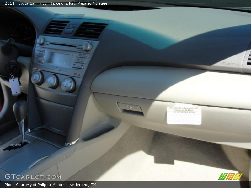 Barcelona Red Metallic / Bisque 2011 Toyota Camry LE